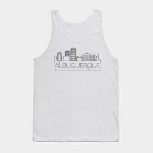 Albuquerque Minimal Skyline Tank Top